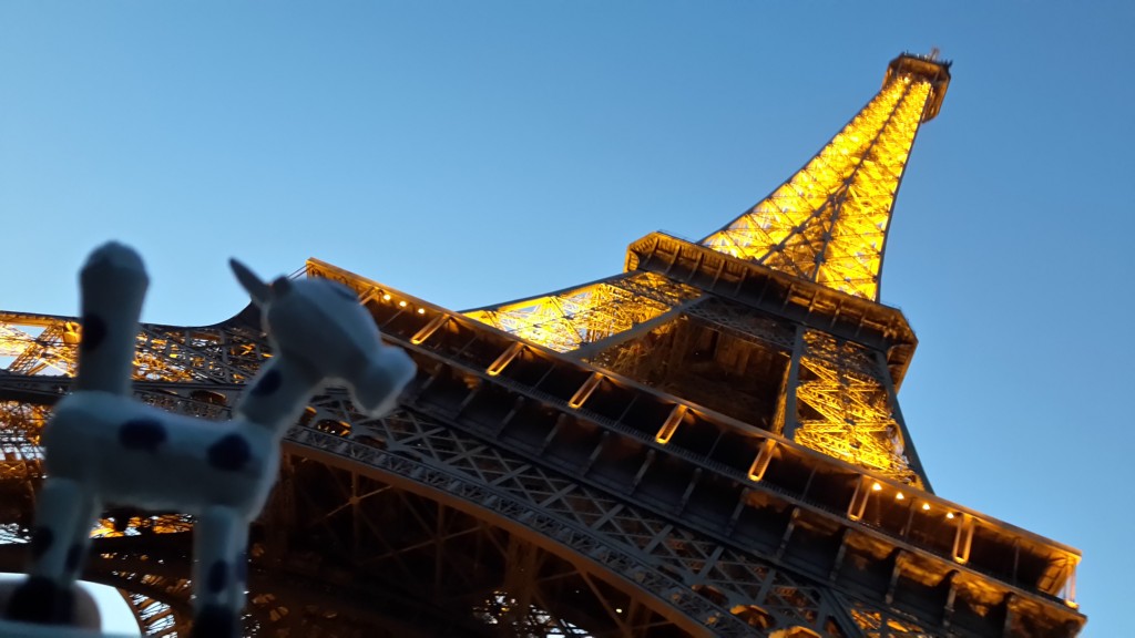 Laetitia and the Eiffel Tower